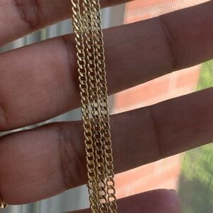 10k Gold 2mm Cuban Chain